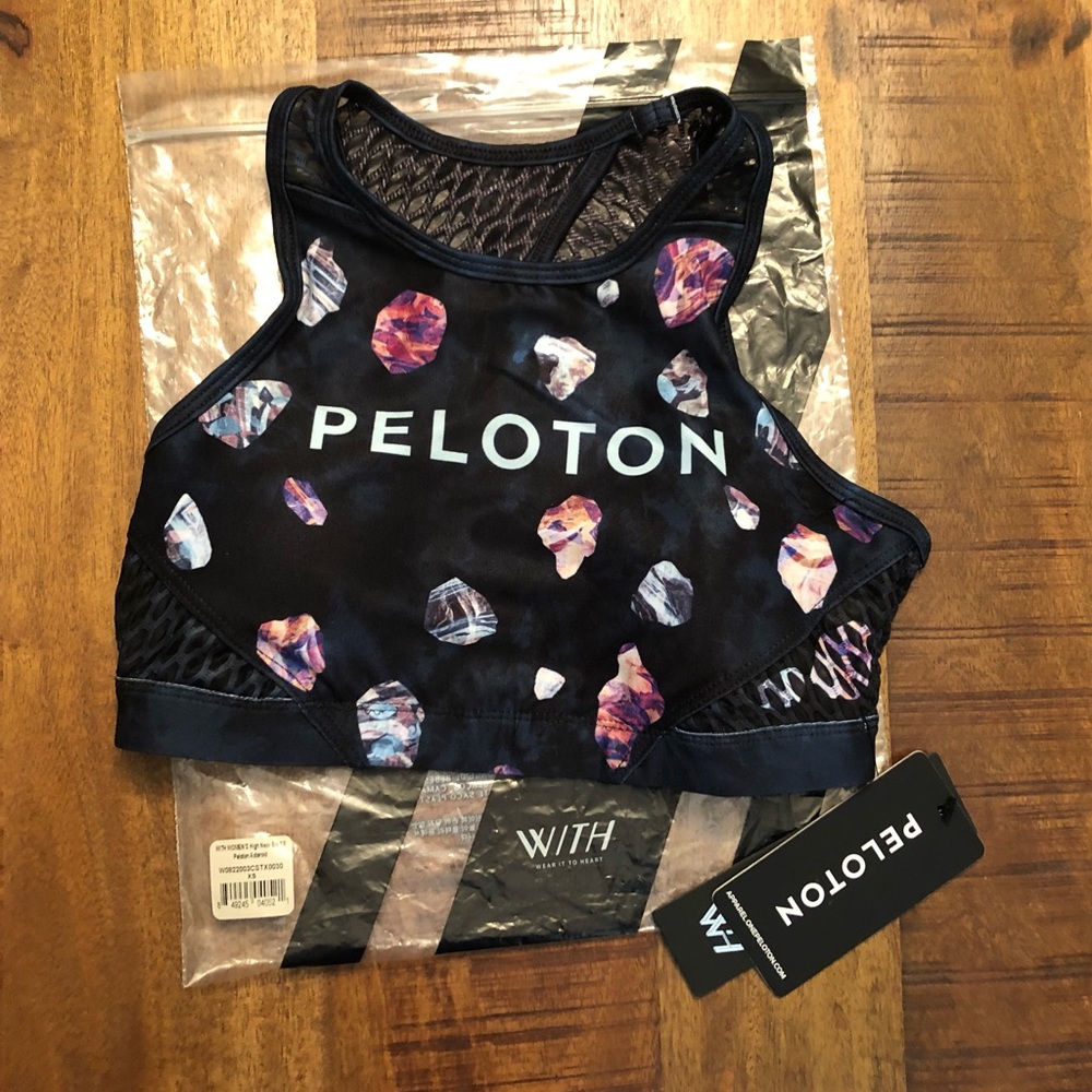 Peloton x With asteroid prong high neck bra. XS. NWT